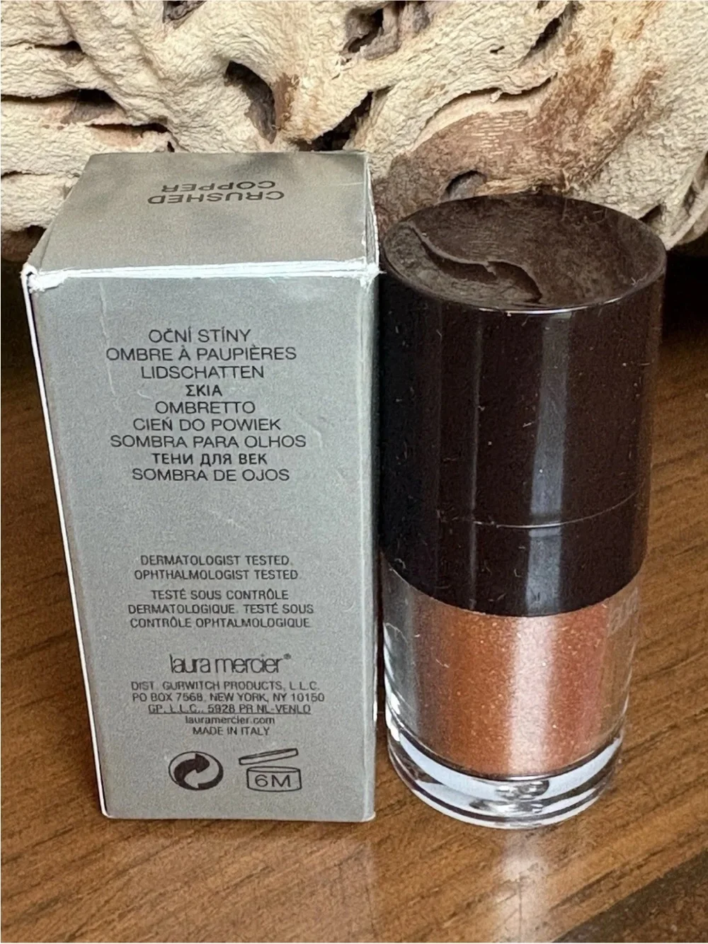 Laura Mercier Fairy Dust Eye Shimmer Loose Powder Shimmer Copper 0.07 oz NEW